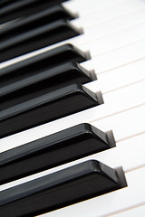Image showing piano keys