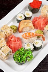 Image showing sushi set