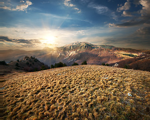 Image showing Meadow in the Mountains