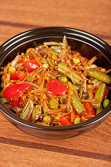 Image showing warm vegetable salad