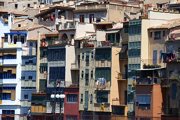 Image showing colorful houses old town