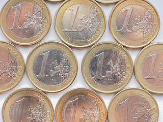 Image showing Euro coins