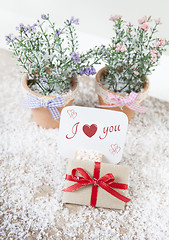 Image showing i love you gift