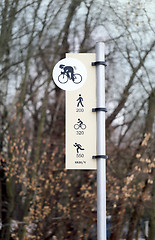 Image showing Bike on the pavement