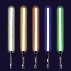 Image showing light sabers