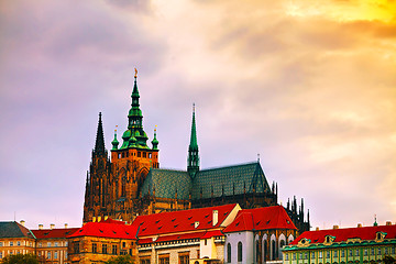 Image showing The Prague castle close up