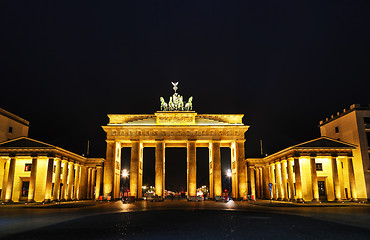 Image showing Brandenburg gate in Berlin, Germany