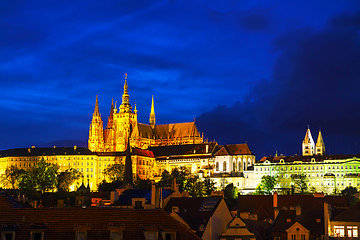 Image showing The Prague castle close up