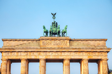 Image showing Brandenburg gate in Berlin, Germany