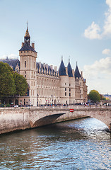 Image showing The Conciergerie building in Paris, France