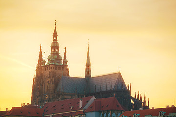 Image showing The Prague castle close up