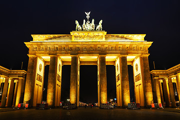 Image showing Brandenburg gate in Berlin, Germany