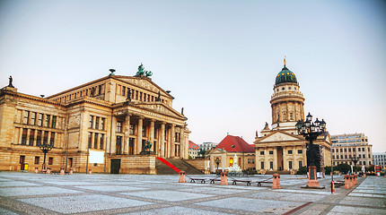 Image showing Gendarmenmarkt square with Concert hall in Berlin