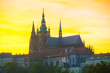 Image showing The Prague castle close up