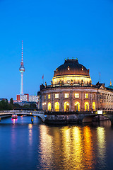 Image showing Berlin cityscape early in the evening