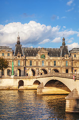 Image showing The Louvre palace in Paris, France