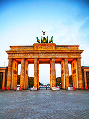 Image showing Brandenburg gate in Berlin, Germany