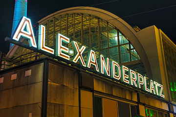 Image showing Alexanderplatz square in Berlin, Germany