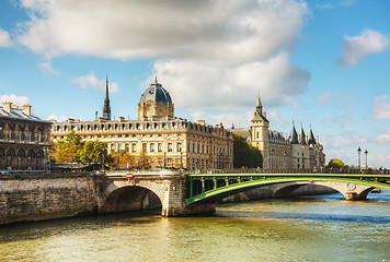 Image showing The Conciergerie building in Paris, France