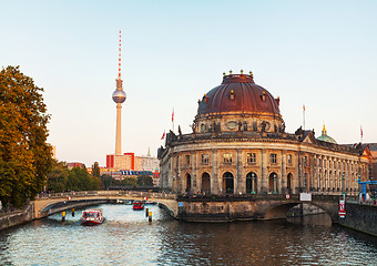 Image showing Berlin cityscape early in the evening