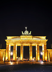 Image showing Brandenburg gate in Berlin, Germany