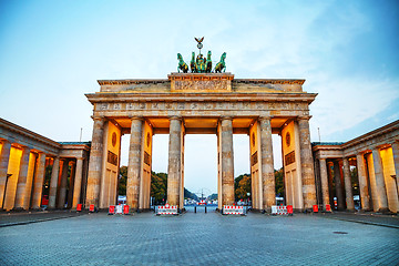 Image showing Brandenburg gate in Berlin, Germany