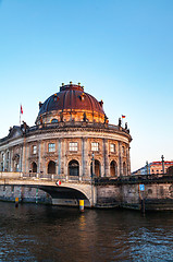 Image showing Bode museum in Berlin in the evening