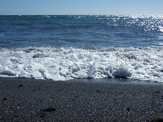 Image showing Waves at coast of the Black sea 1