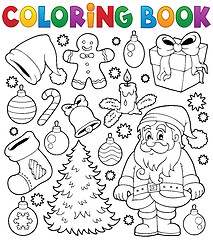 Image showing Coloring book Christmas thematics 4
