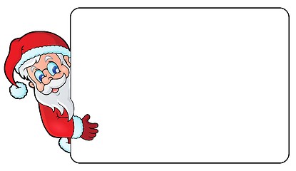 Image showing Frame with Santa Claus theme 3