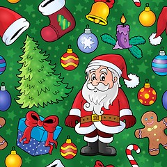 Image showing Christmas seamless background 8