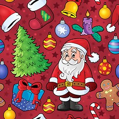 Image showing Christmas seamless background 7