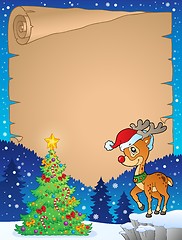 Image showing Christmas topic parchment 8