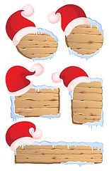 Image showing Winter Christmas signs collection 1