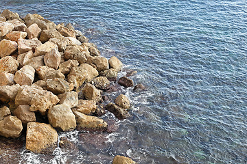 Image showing Sea and rocks