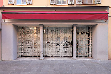 Image showing Abadoned shop