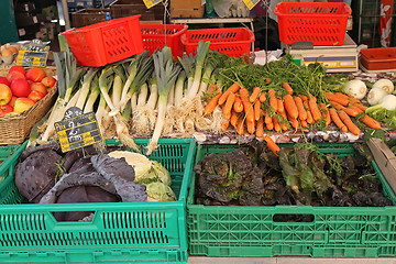 Image showing Vegetable crates