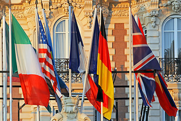 Image showing World flags