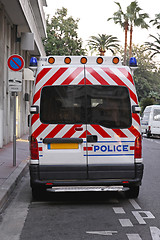 Image showing Police van