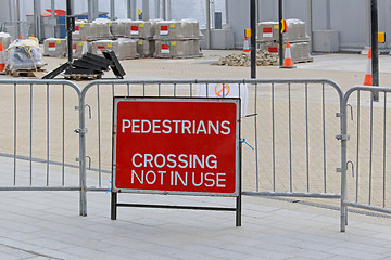 Image showing Pedestrian crossing