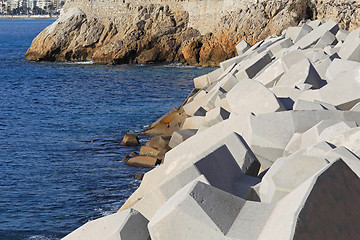 Image showing Seawall