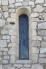 Image showing Blessed Virgin window