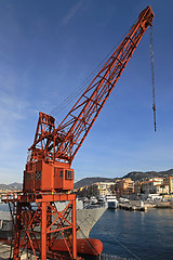 Image showing Port crane