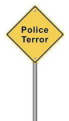 Image showing Police Terror