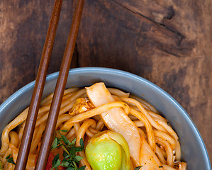 Image showing hand pulled ramen noodles