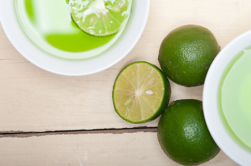Image showing green lime lemonade 