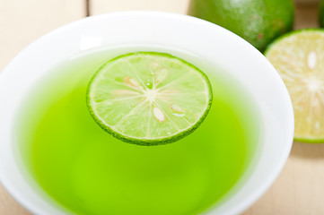 Image showing green lime lemonade 