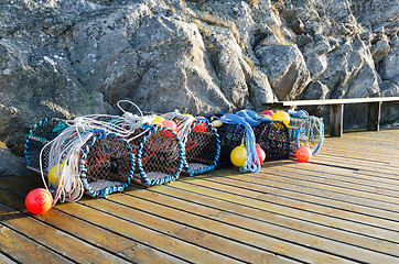 Image showing Lobster pots