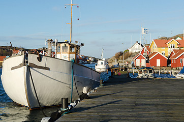 Image showing Fishingboat in sweden