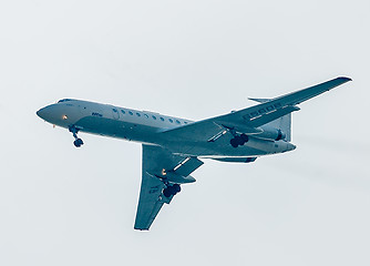 Image showing Flying Tu-134 of Utair company